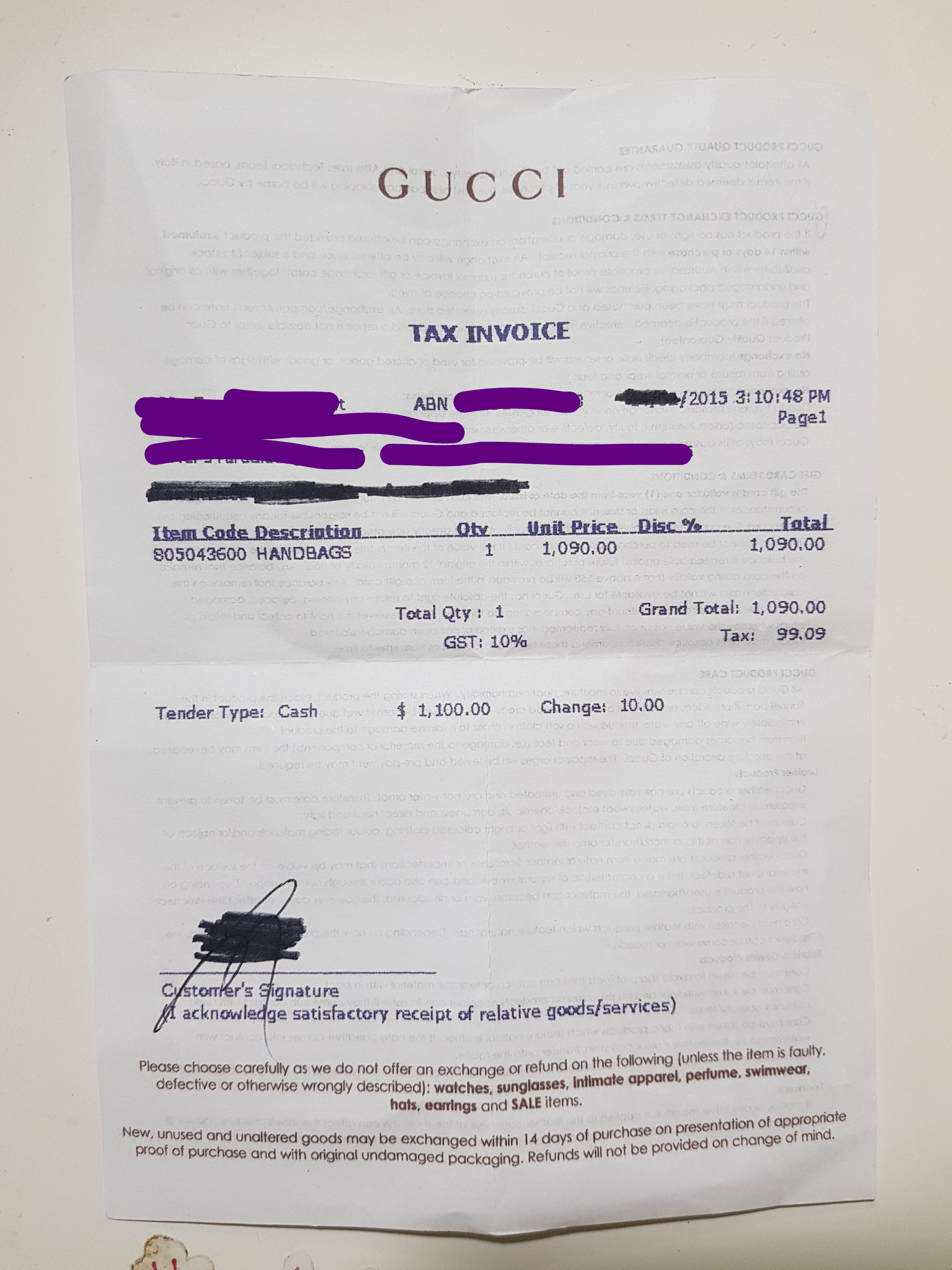 gucci watch serial number authentication